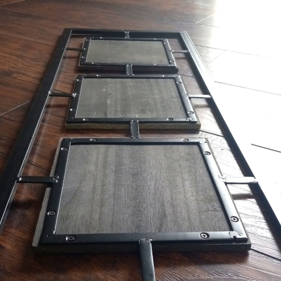 Metal & Wood Leaf Wall Art Home Decor  Carved Wood Leaf Picture Earth Tones - Picture 9 of 10